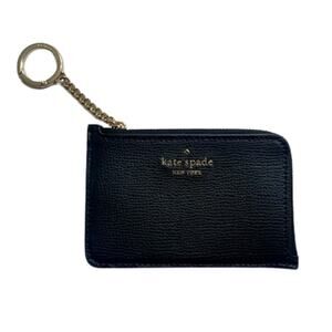 New KATE SPADE New York Darcy Black L-Zip Cardholder